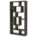 10 Shelf Open Back Bookcase Furniture Max