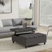Harrison - Upholstered Coffee Table Storage Ottoman Simpli-Home
