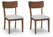 Tameride - Dining Upholstered Side Chair (Set of 2) - Brown Signature Design by Ashley®