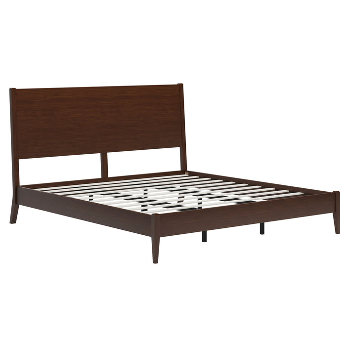 Modern Sled Platform Bed Frame With Slats Hearth and Haven