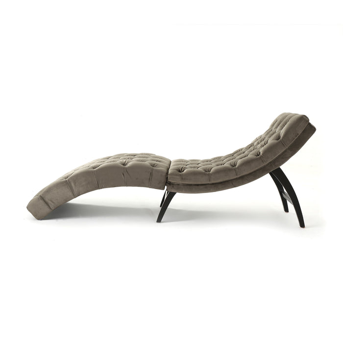 Nh-Perfect Home - Chaise Lounge - Gray - Fabric