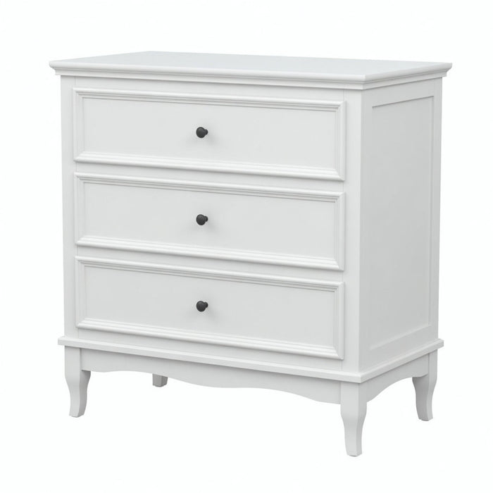 3 Drawer Dresser - White Home Essentials