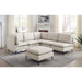 Upholstered Modular Sectional & Tall Legs Home Essentials