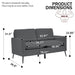Upholstered Loveseat, For Living Room Home Essentials