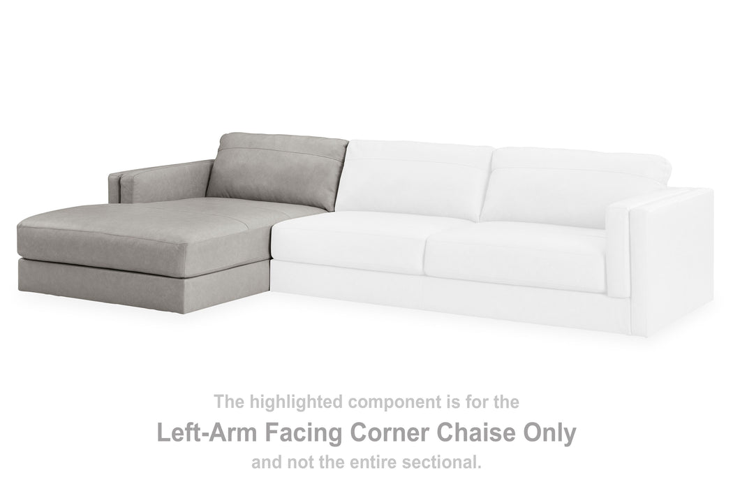 Amiata - Laf Corner Chaise - Glacier Millennium® by Ashley