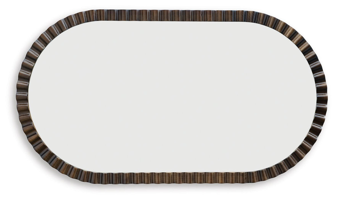 Clorington - Accent Mirror - Dark Brown Signature Design by Ashley®