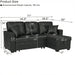 Sectional Sofa With Pull Out Bed, Reversible Chaise Home Essentials