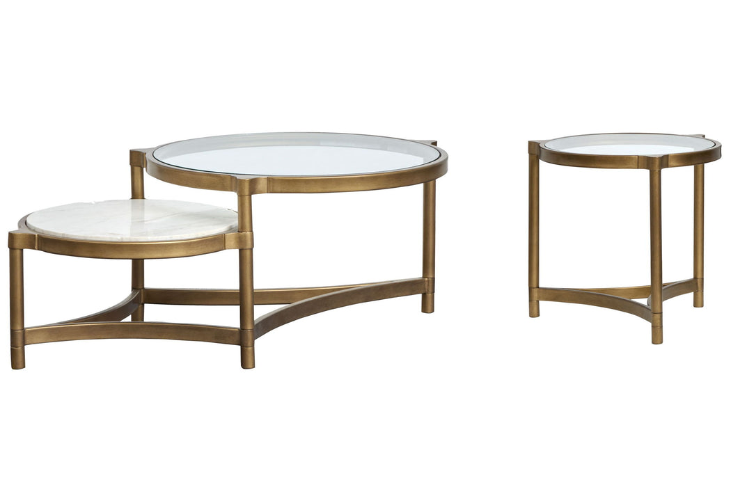 Cassidy - Shaped Cocktail Table Set Magnussen Furniture
