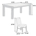 Dining Set With Table And Side Chairs Home Essentials