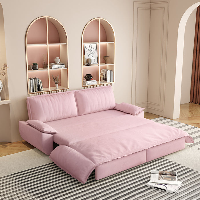 Queen Pull Out Sofa Bed, 3 In 1 Convertible Sleeper Sofa