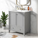 Modern Bathroom Vanity With Sink Combo, Multi Functional Cabinet With Doors And Drawer Hearth and Haven