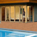 Plastic Interlocking Deck Tiles, Patio Flooring Outdoor Waterproof All Weather Use Daily Nest
