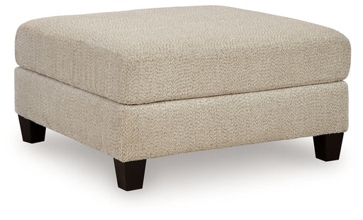 Steelwater Retreat - Oversized Accent Ottoman - Latte Benchcraft®