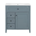 Bathroom Vanity With Sink, 3 Drawers And Adjustable Shelf, Freestanding Storage Unit Hearth and Haven