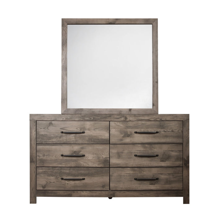 Misty Lodge - Mirror - Greige New Classic