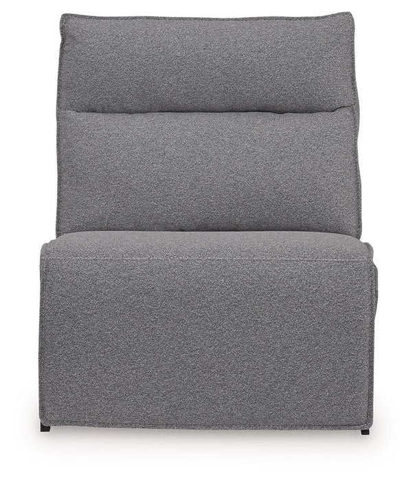 Modmax II - Power Armless Recliner With Adjustable Headrest - Salt And Pepper