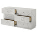 Esther - Dresser - White / Silver ACME