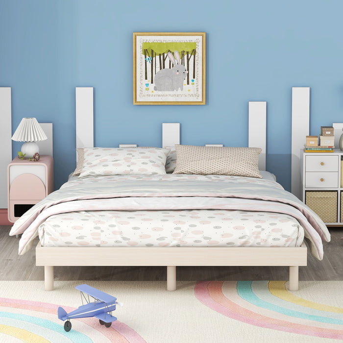 Modern Floating Platform Bed Frame Home Essentials