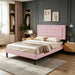 Upholstered Platform Bed With Slats Home Essentials