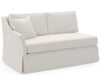 Madison - Skirted Loveseat LAF, Special Order - White Universal Furniture