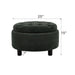 Storage Round Footstool Table Ottoman Home Essentials
