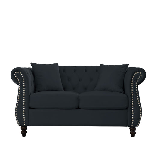 Chesterfield Sofa With Rolled Arms And Nailhead Trim Home Essentials