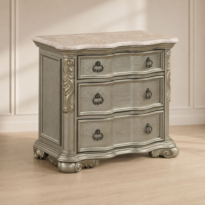 Bella - Nightstand - Champagne Matrix Furniture Group