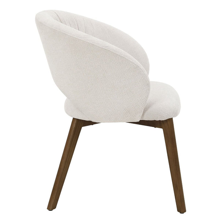 Eada - Arm Chair (Set of 2) - Beige Chenille ACME