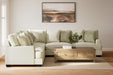 Rawcliffe - 5-Piece Sectional - Parchment Signature Design by Ashley®