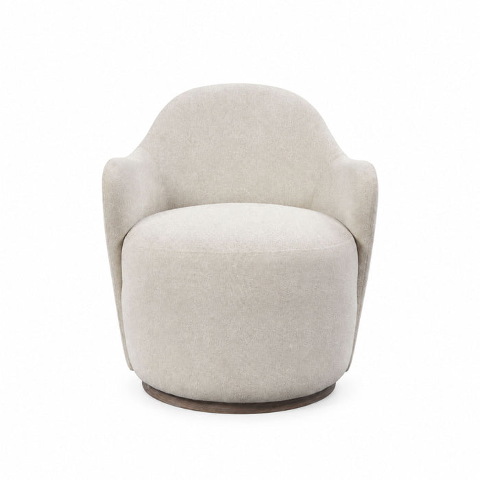 Cocoa - Swivel Barrel Chair With 360° Rotation - Ivory Bernards Furniture
