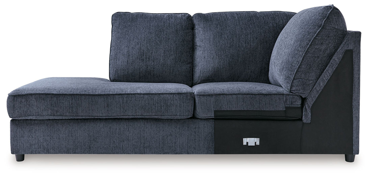 Albar Place - Laf Corner Chaise - Cobalt Signature Design by Ashley®