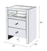 Dominic - Accent Table With LED - Mirrored ACME