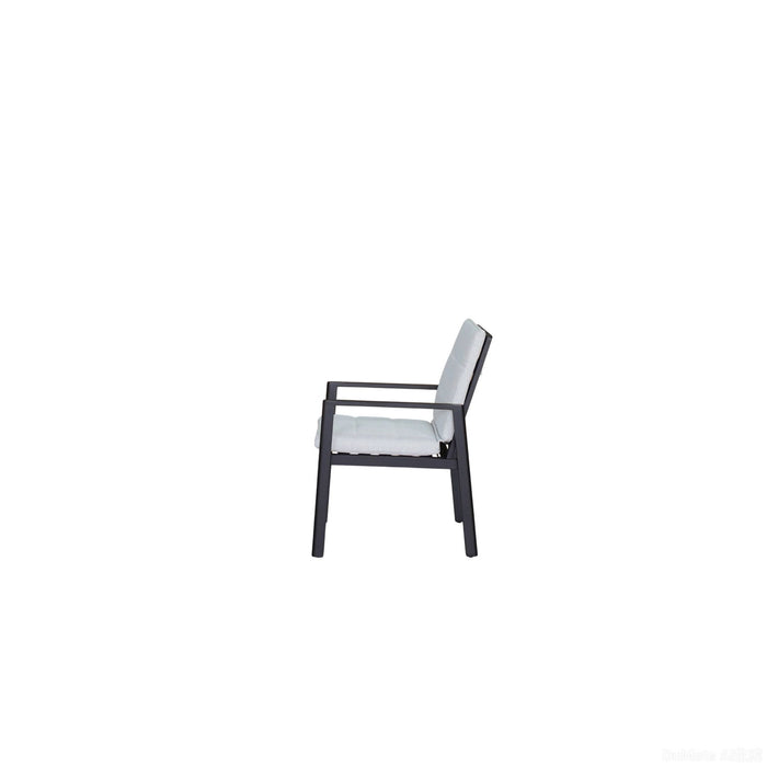 Verona - Dining Chair (Set of 2) - Dark Espresso / Gray / Off White Home Essentials