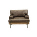 Silchester - Chair - Distress Chocolate Top Grain Leather & Oak ACME