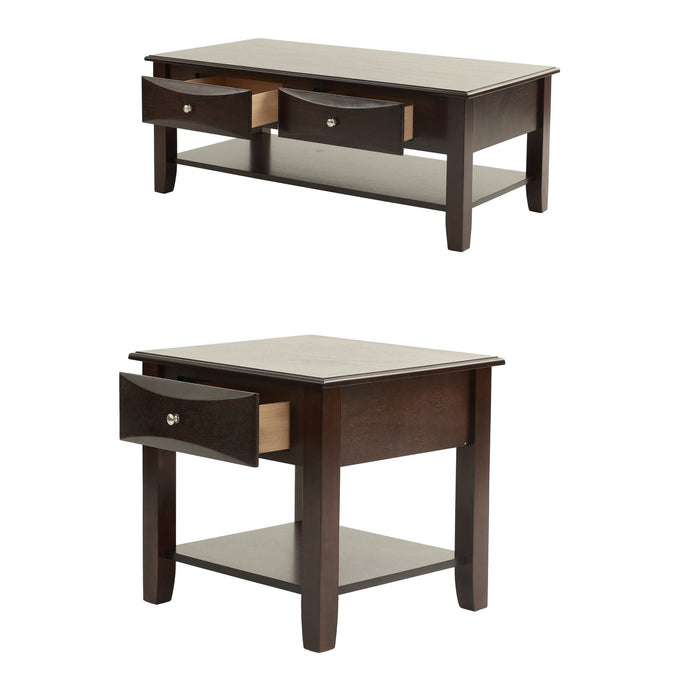 Table Set With Drawers And Open Shelf Storage Home Essentials