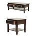 Table Set With Drawers And Open Shelf Storage Home Essentials
