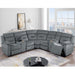 Power Reclining Sectional Set With Console Cup Holders Home Essentials