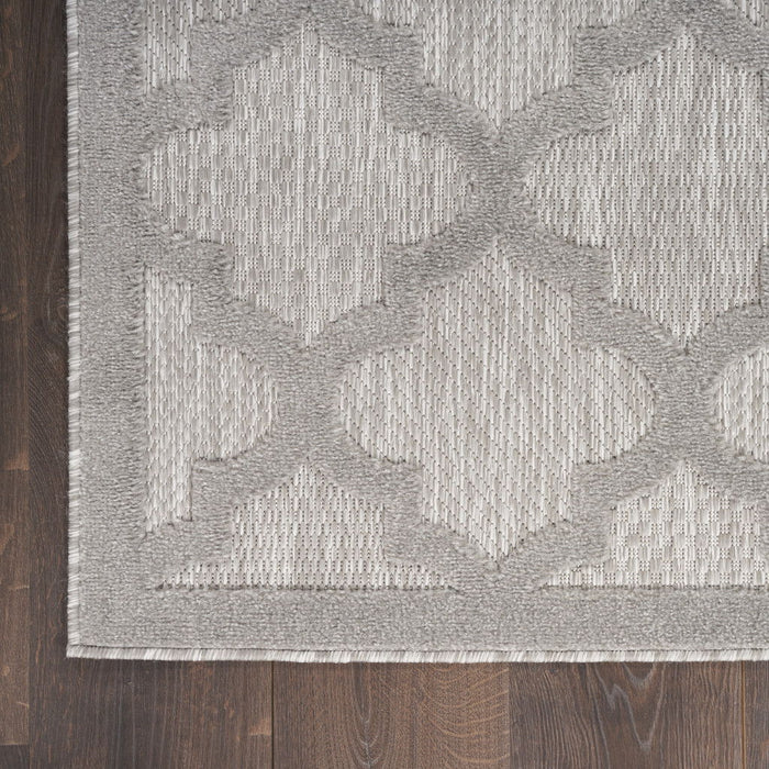 9' X 12' Area Rug Geometric Flatweave - Gray