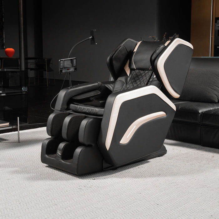 Zero Gravity Massage Chair Recliner & 10 Massage Heads And Full Body Air Pressure - Black Home Essentials