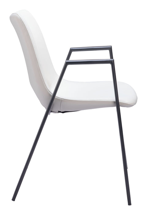 Desi - Dining Chair With Black Legs (Set of 2) Zuo Modern