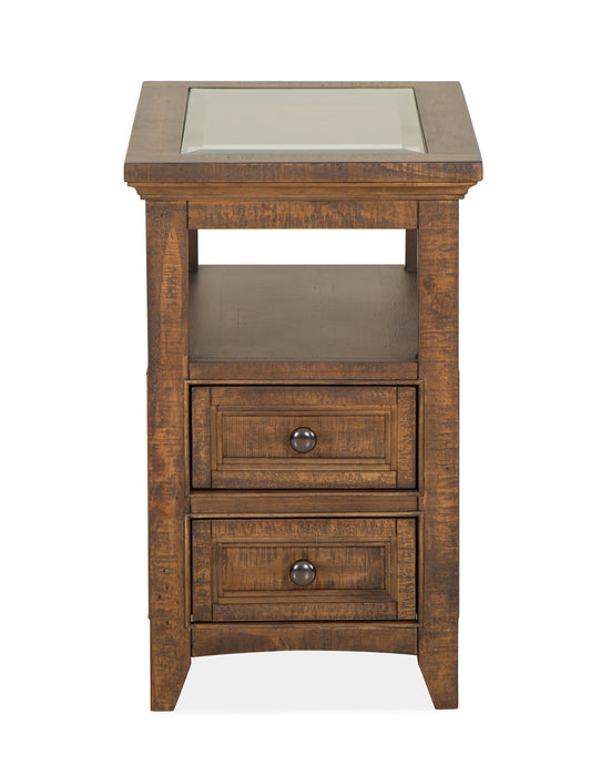 Bay Creek - Chairside End Table - Toasted Nutmeg Magnussen Furniture