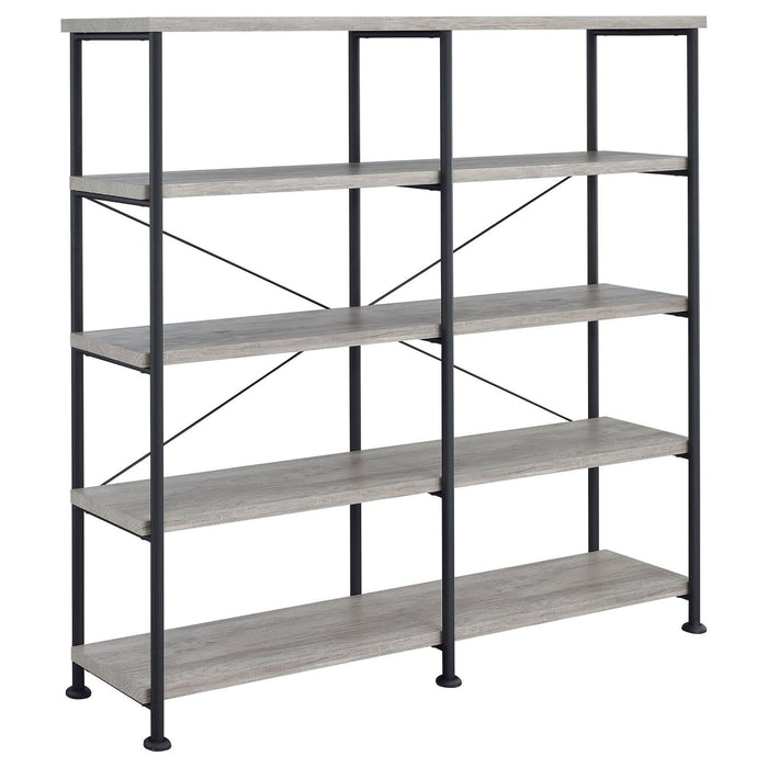 Double Wide Bookcase Shelves Furniture Max