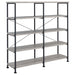 Double Wide Bookcase Shelves Furniture Max