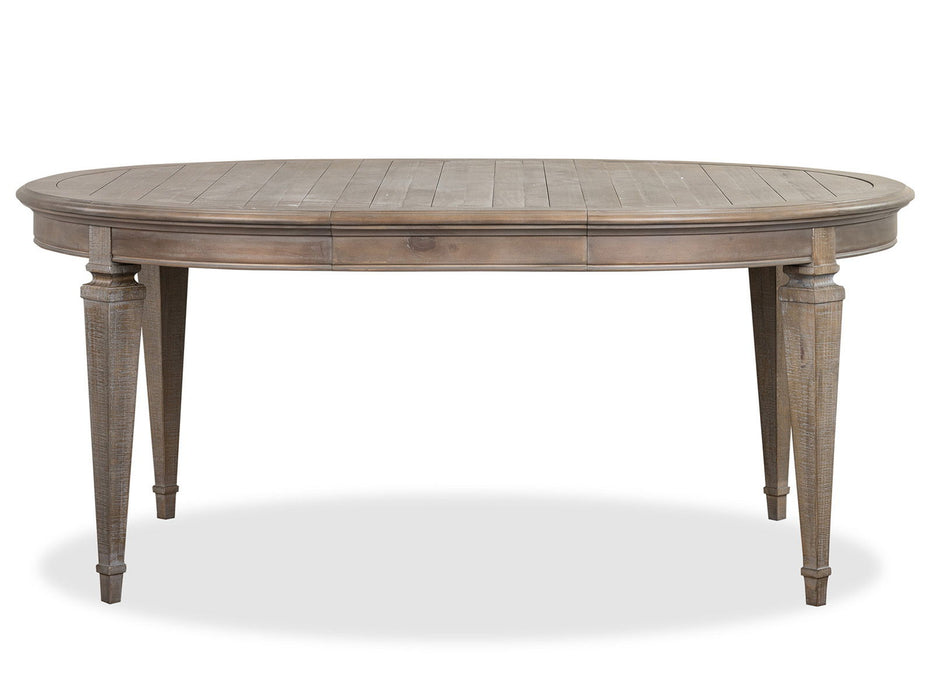 Lancaster - Round Dining Table - Dovetail Gray Magnussen Furniture