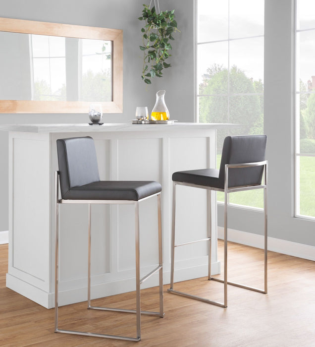 Fuji - Contemporary And Modern Elegance High Back Barstool Lumi Source