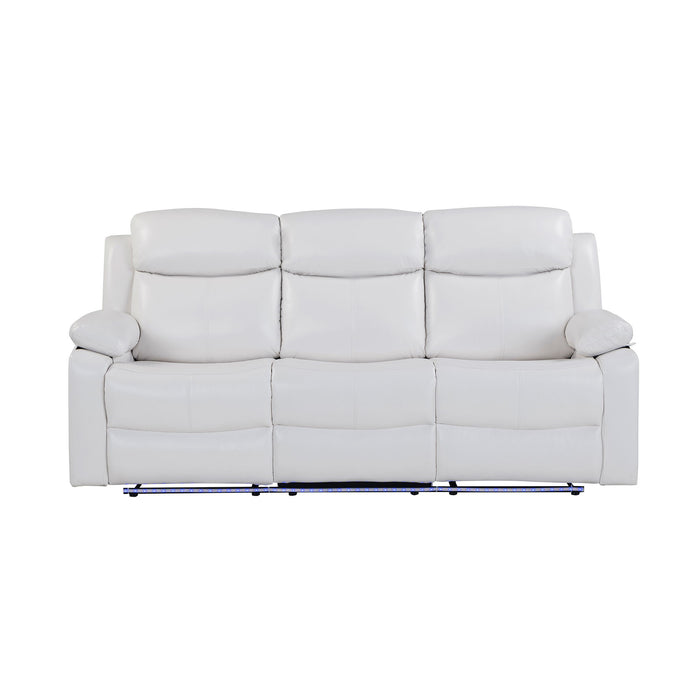 Blanche - Reclining Set With LED Lights With Pillow Top Arms