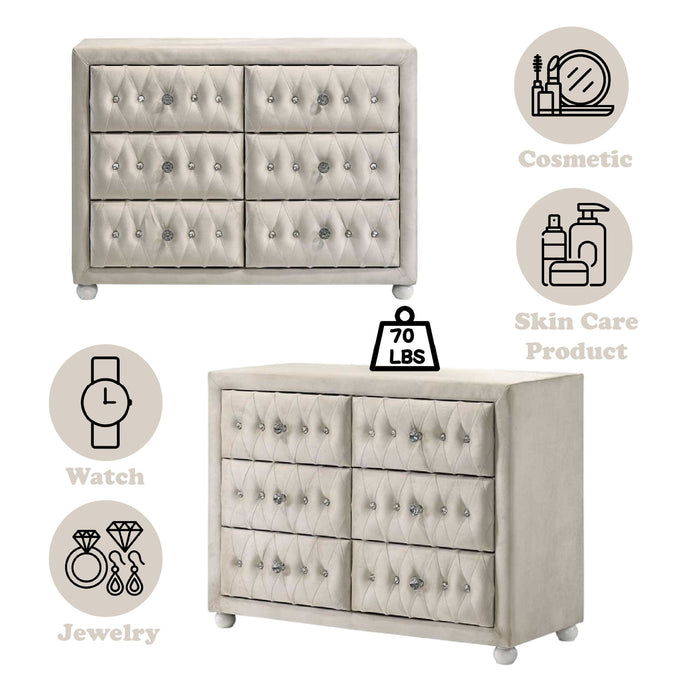 Reggie - Dresser - Beige Acme