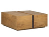 Ripley - Square Cocktail Table With Casters - Rustic Caramel Magnussen Furniture