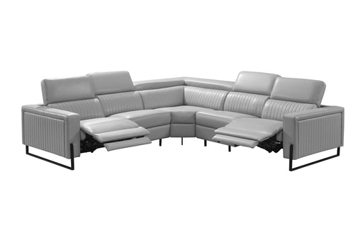 2787 - Sectional With Recliners - Gray Extravaganza Collection