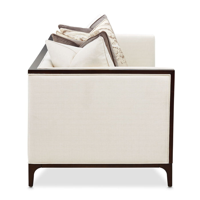 Belmont Place - Sofa - Cream / Espresso